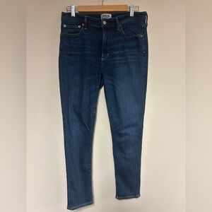 Agolde Dark Blue Wash Skinny Jean Size 30 Soft Slight Stretch